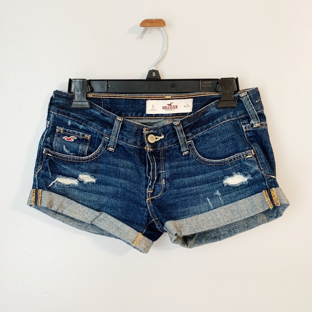 Hollister Distressed Denim Jean Shorts